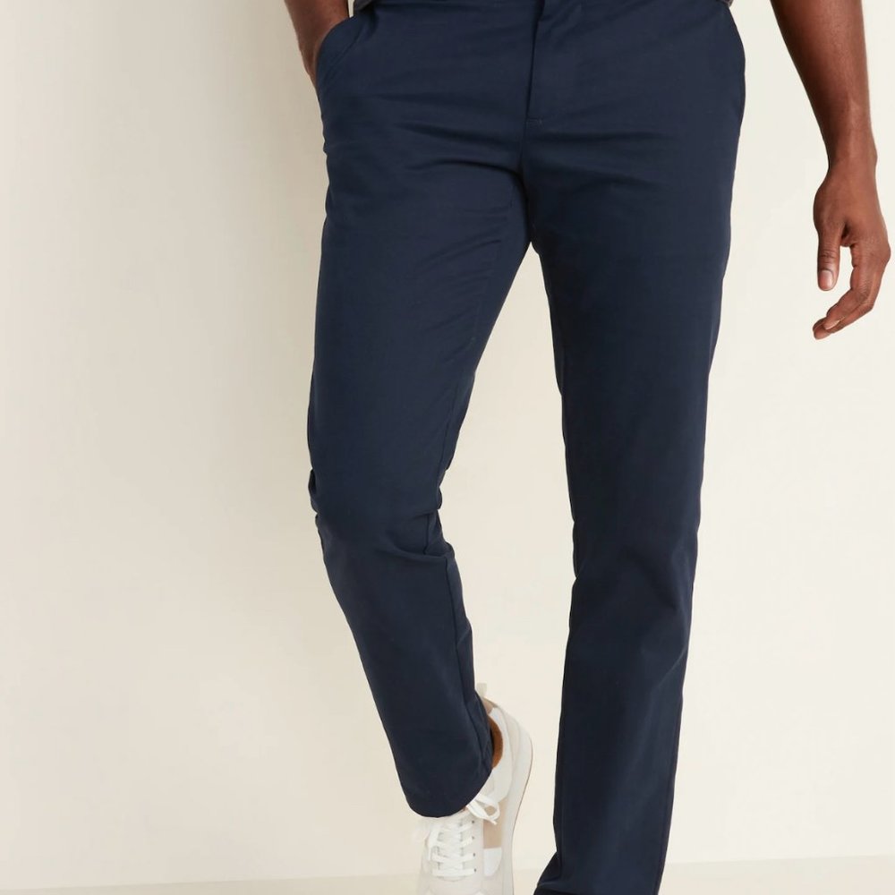 Men's Old Navy Tech Chino Navy Blue 33x32 - Used Built In Flex
